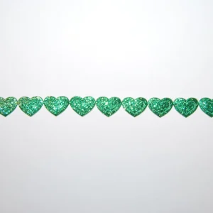 Hjärtan lurex band (fler färger)