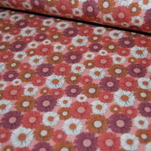 Retro flowers trikå (fler varianter)