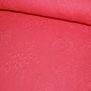 Broderad dubbelmuslin (fler färger)