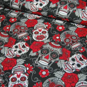 Candy skulls trikå (fler färger)