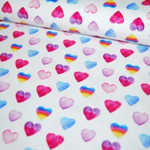 Regnbågshjärtan trikå