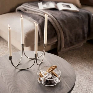 Wilson Silver lysestake för 4 lys