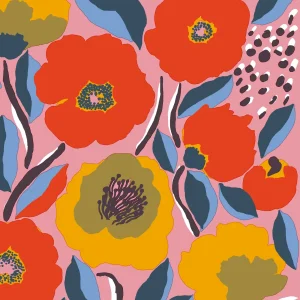 Servetter - Marimekko Rosarium Pink