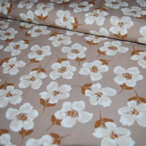Radiant flowers beige viskos