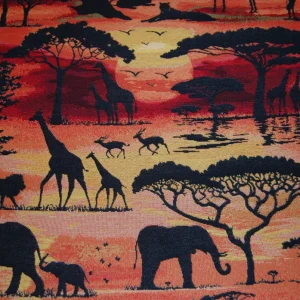 African sunset gobeläng
