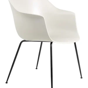 Bat Dining Chair Conic Base Black Matt