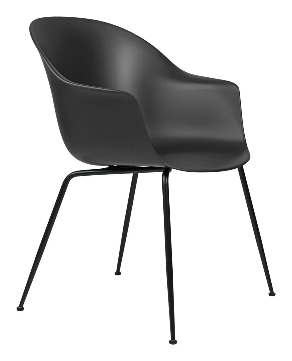 Bat Dining Chair Conic Base Black Matt - Bild 6
