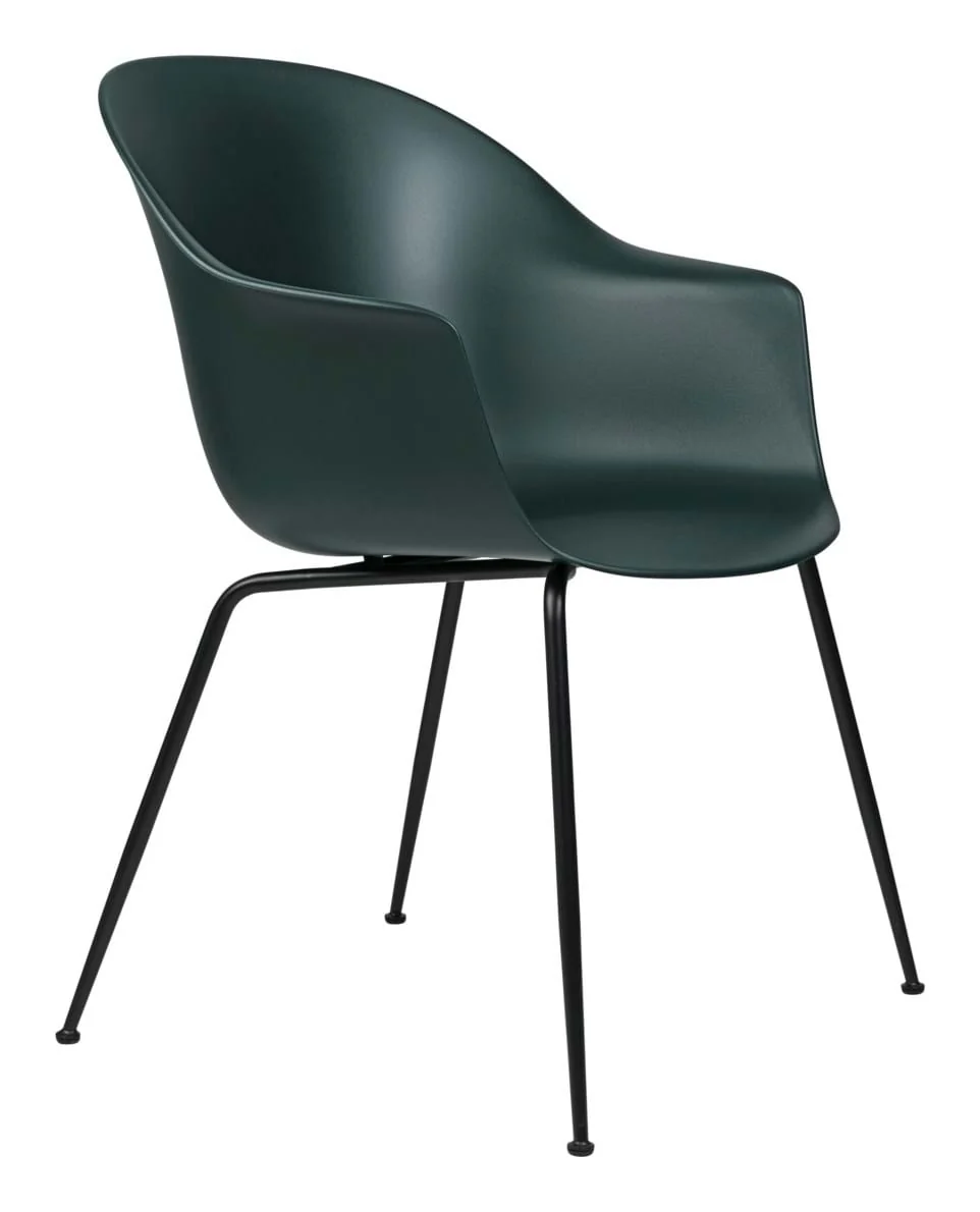 Bat Dining Chair Conic Base Black Matt - Bild 7