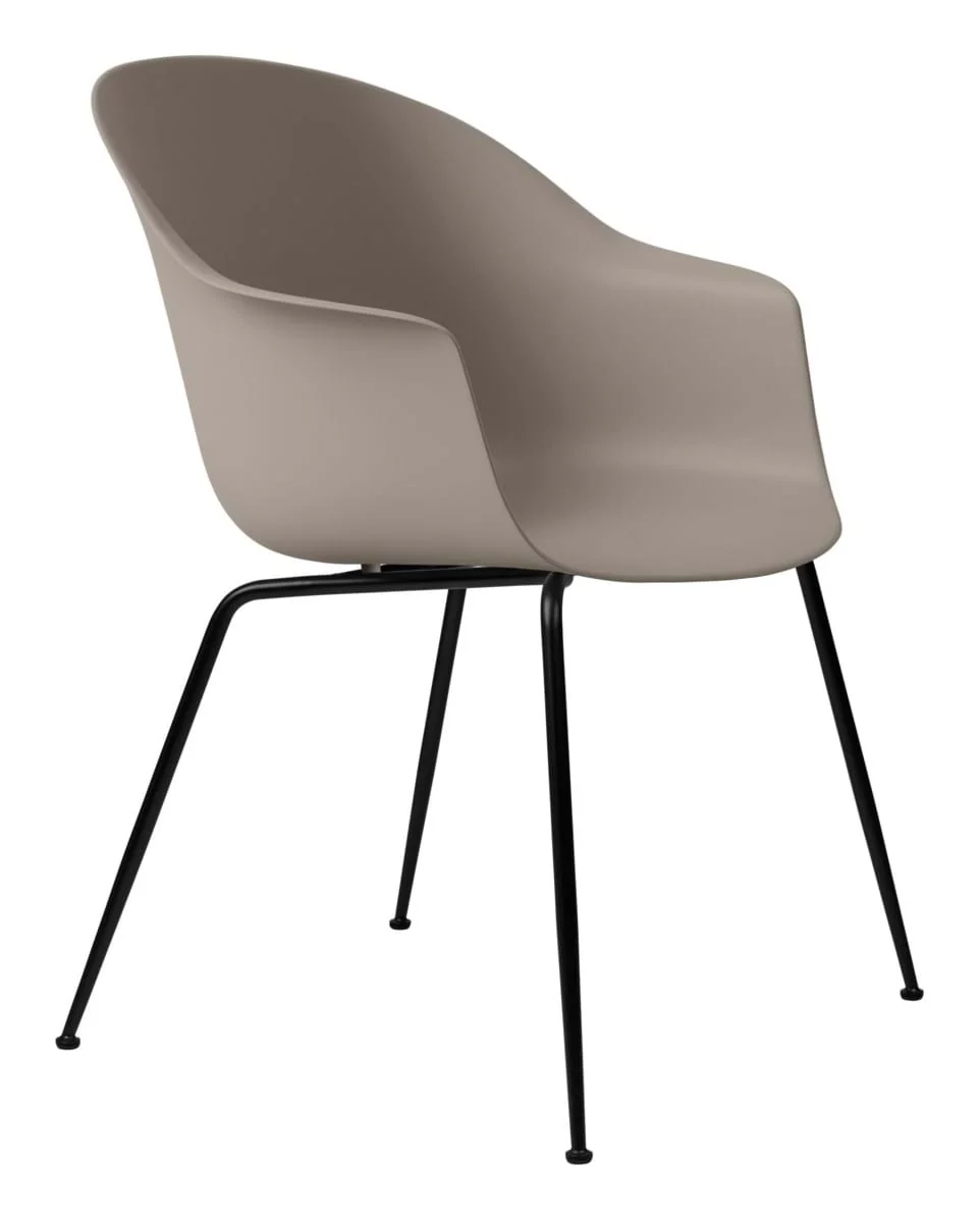Bat Dining Chair Conic Base Black Matt - Bild 5