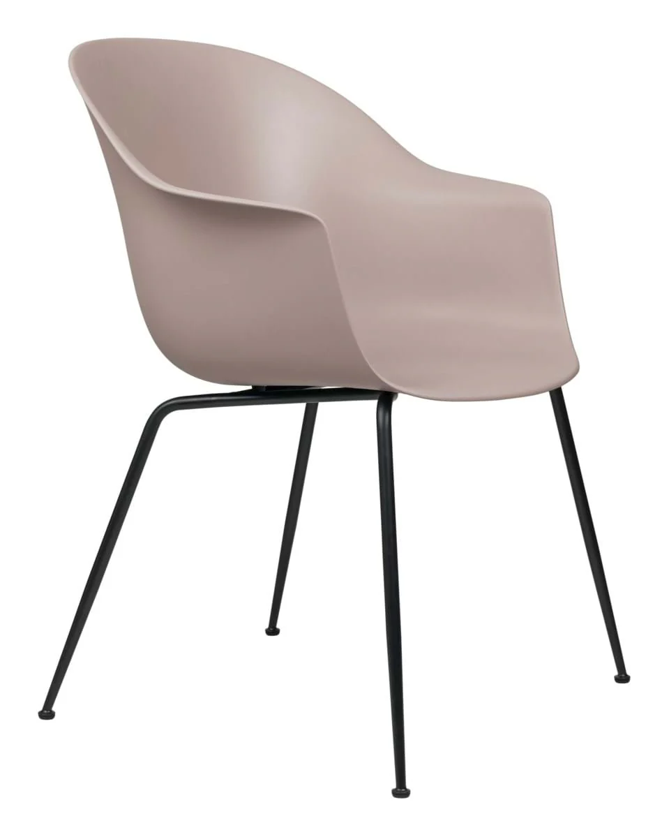 Bat Dining Chair Conic Base Black Matt - Bild 4