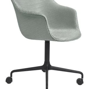Bat Meeting Chair Fully Upholstered 4-star Base W. Castors