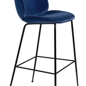 Beetle Bar Chair 75 cm Fully Upholstered Black Matt Base