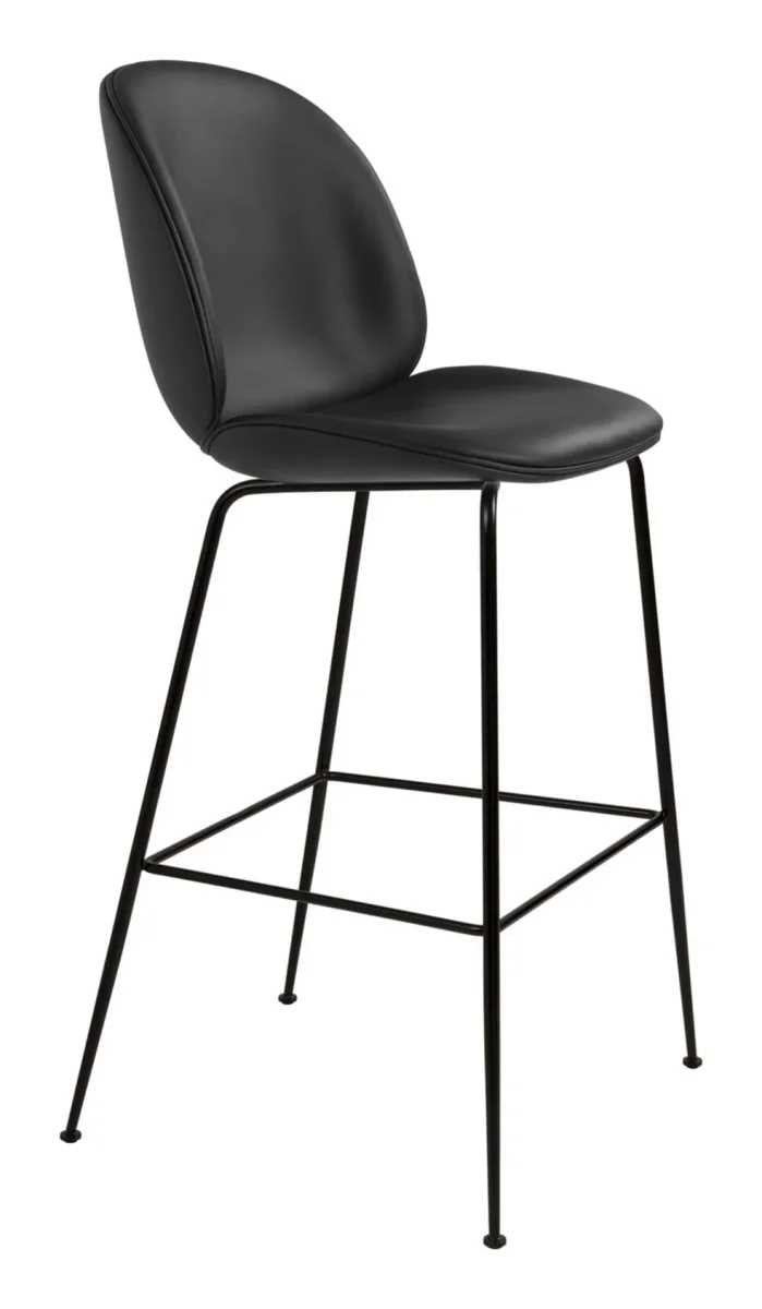 Beetle Bar Chair 75 cm Fully Upholstered Black Matt Base - Bild 8