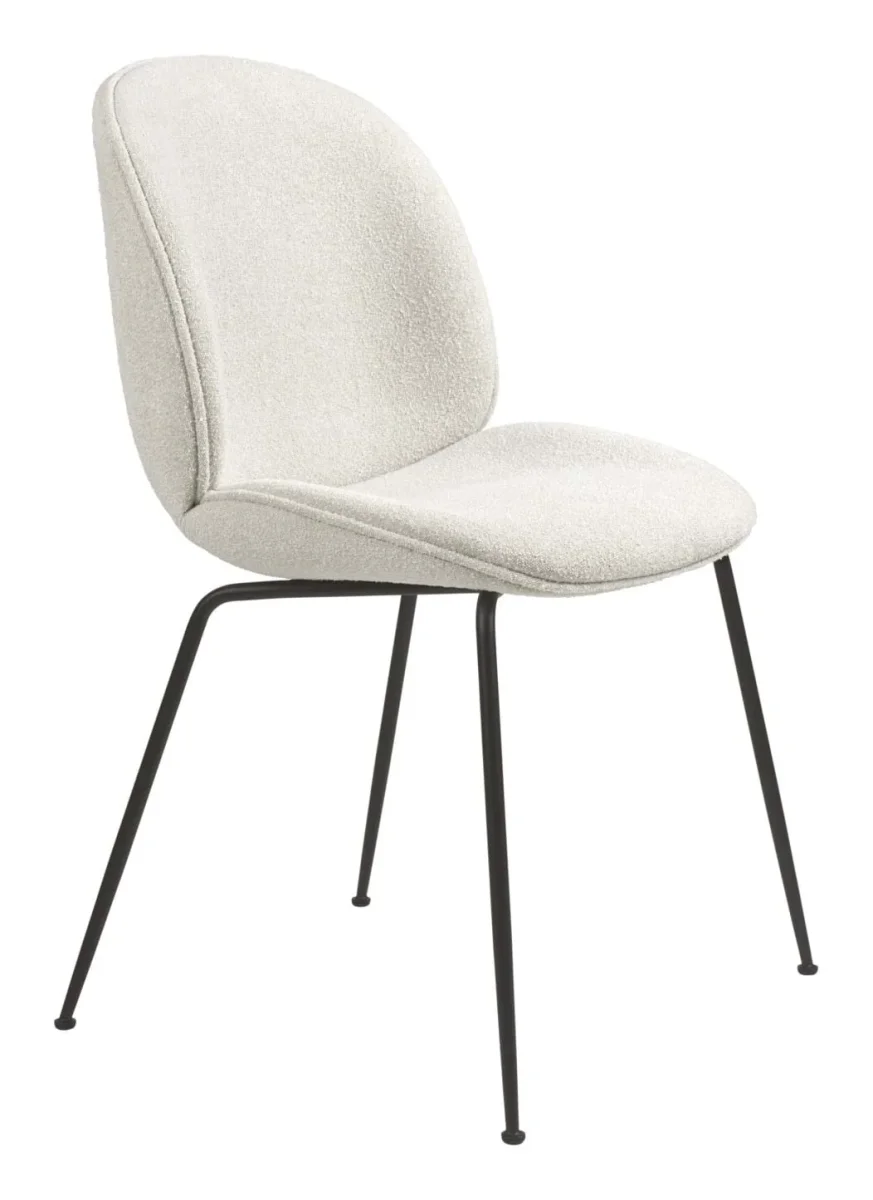 Beetle Chair Fully Upholstered Black Matt Base - Bild 2