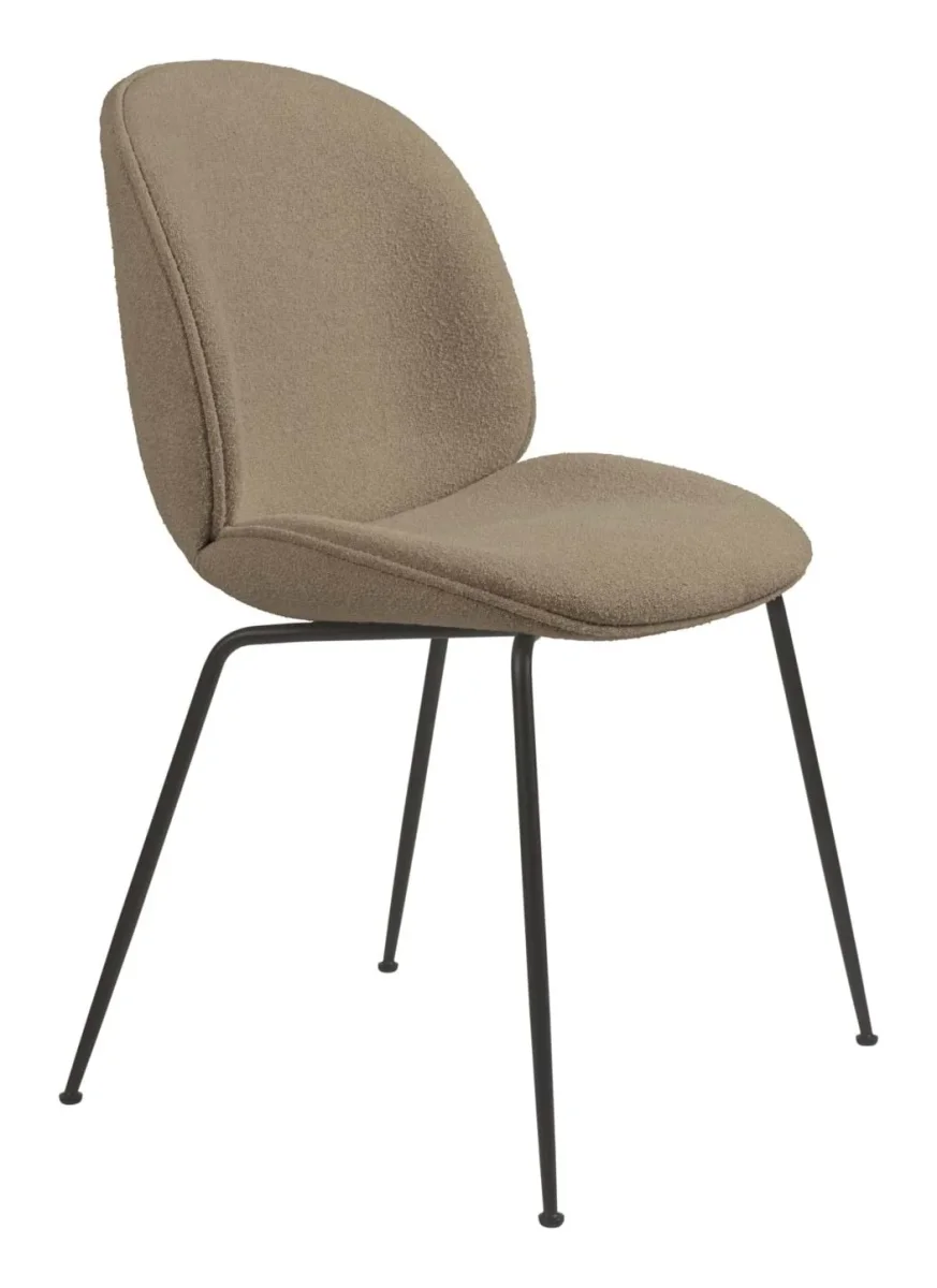 Beetle Chair Fully Upholstered Black Matt Base - Bild 6