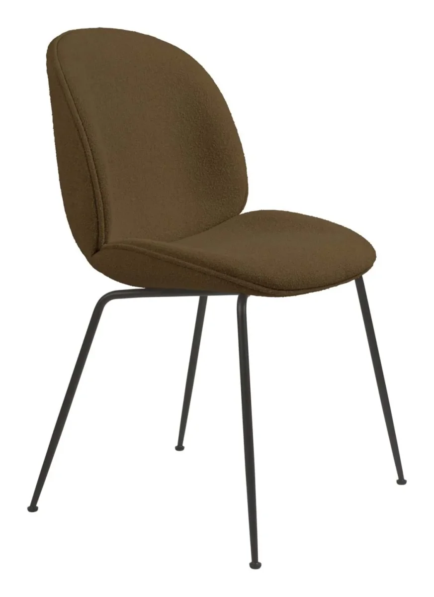 Beetle Chair Fully Upholstered Black Matt Base - Bild 8