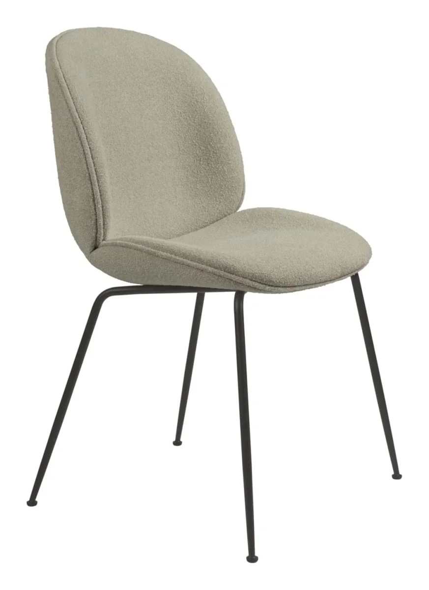 Beetle Chair Fully Upholstered Black Matt Base - Bild 9