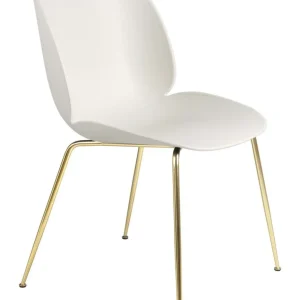 Beetle Chair Unupholstered Brass Semi Matt Base