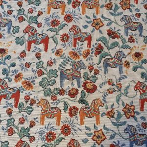 Dalahästar gobeläng (fler färger)