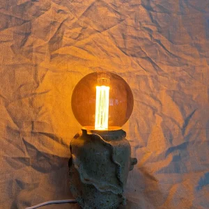 Boly lamp with ash glaze