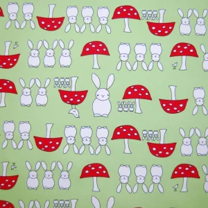 Kaninfamiljen bomull (fler färger)