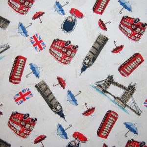 Rainy City London bomull