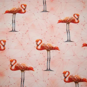 Pink flamingos digitalt tryck