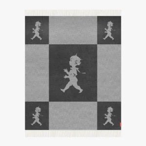 Pläd - Antracitgrå