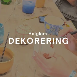 Dekorationskurs i samarbete med Decopottery