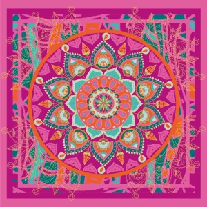 Sarong panel Mandala