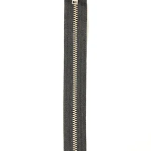 Dragkedja Byxlås 12 cm metall Silver (fler färger)