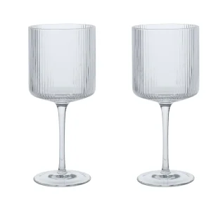 Ripple Red Wine Glasses Set of 2