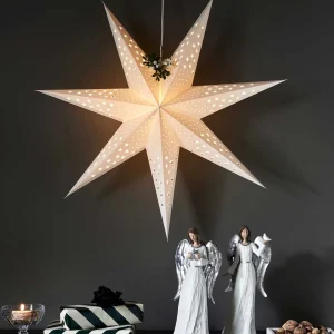 Stella Vit adventsstjärna 75 cm